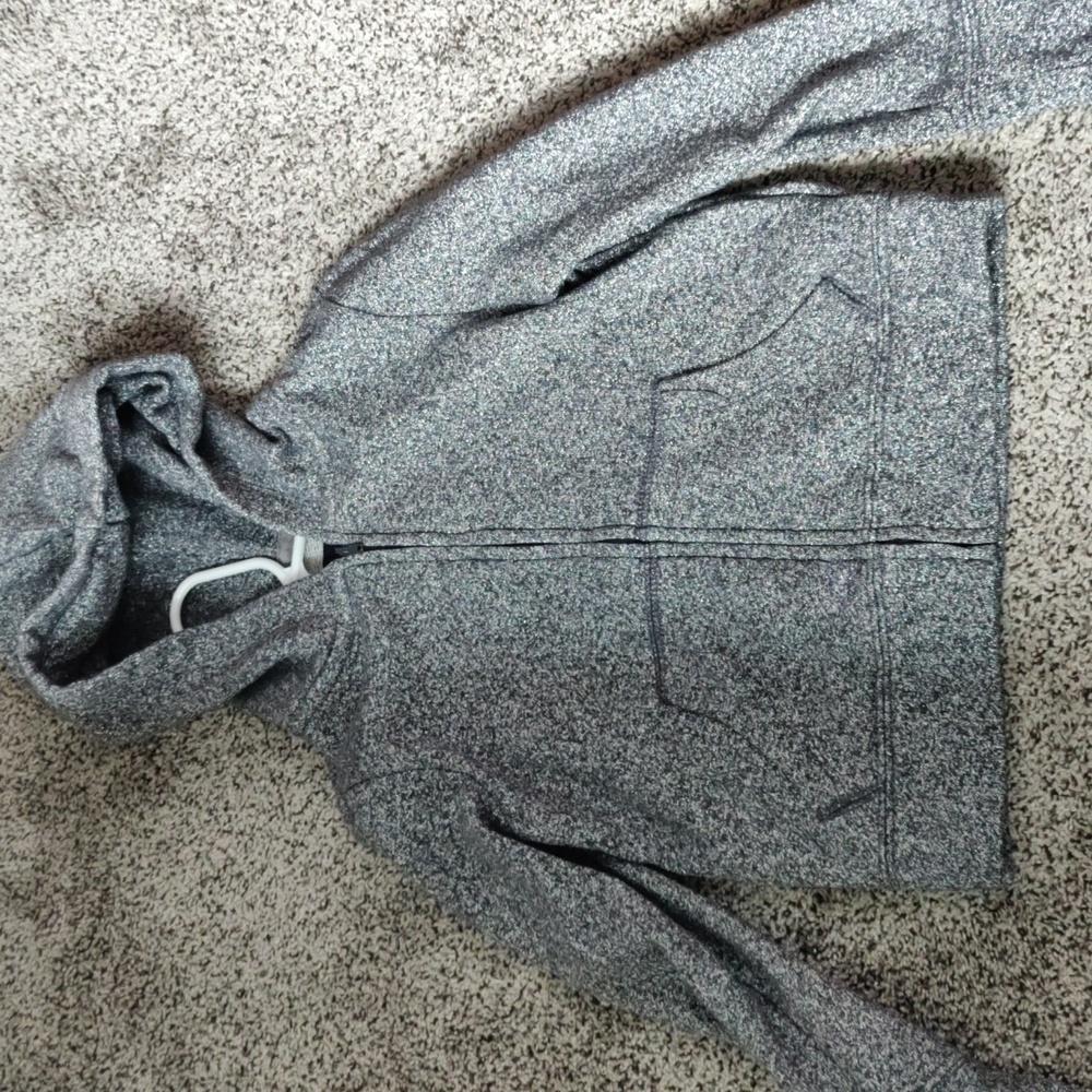 Silver and grey Gap hoodie